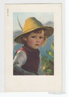 Nestlé children's flour, advertising litho postcard (postal clear) 3.