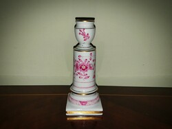 Original Meissen porcelain Indian purple candle holder