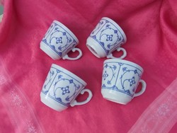 Jager, porcelain coffee cup with immortelle pattern, 4 pcs