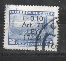 Chile 0386 mi surcharge stamp 2 0.30 euros