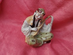 Music girl, oriental porcelain nipp