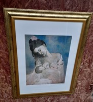 Quality glazed picture frame - with Picasso print