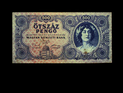 500 PENGŐ - 1945 - Inflációs sorozat 3. érdekes tagja! (Olvass!)