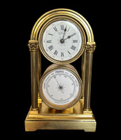 Unique table clock with rarity barometer!