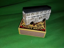 1981. Matchbox leyland titan double-decker bus metal minicar as shown in the pictures