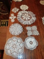 Old tablecloth - they are handmade, 8 pcs