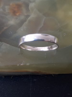 Nagyméretű magyar ezüst karikagyűrű - 68- as méret
