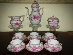Herend waldstein rose tea set