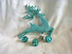 Modern Christmas tree decoration - with reindeer bells!