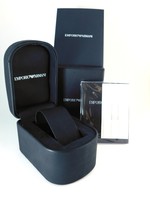 Emporio Armani watch box, case with papers