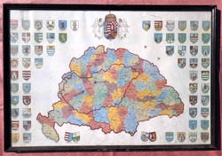 Counties of Hungary / 64 coats of arms.
