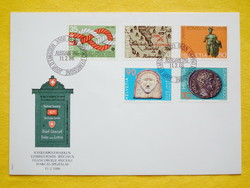 1986. Switzerland fdc - anniversaries with stamp series