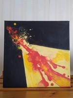 Sunburst - a special painting by an unknown contemporary Hungarian painter
