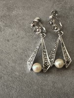 Silver women's earrings