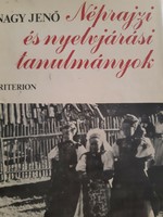 Jenő Nagy: ethnographic and dialect studies