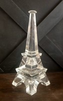 Solid glass eiffel tower