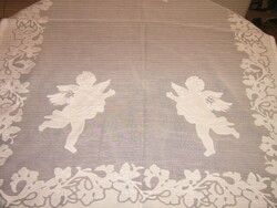 Wonderful putto angelic tablecloth runner