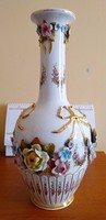 Cluj Napoca porcelán váza! Hatalmas, 42 cm magas! Hibátlan, gyönyörű darab!
