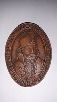 Old ceramic szigetvár - Miklós Zrínyi pendant souvenir according to the pictures