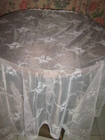 Csodaszép vintage anyagában hímzett függöny