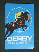 Card calendar, Vas county dairy company, derby cheese, graphic artist, 1979