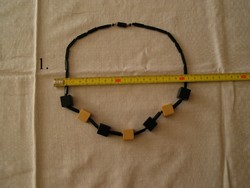 Retro wooden necklace - 3 pcs