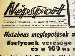 1967 October 13 / folk sport / for a birthday, as a gift :-) original, old newspaper no.: 25783