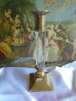 Elegant copper candle holder.