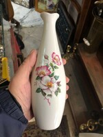 Aquincumi retró kecses váza porcelánból, 21 cm-es.