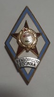 Rare !! Police officer college enamel badge 1960s
