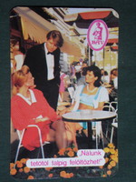 Card calendar, bav commission store, erotic female model, 1989