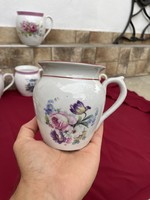 Hollóházi porcelain floral mug, a piece of nostalgia, a collector's beauty