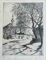 Bayer branched etching: winter