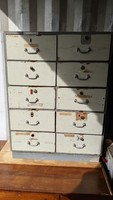 Industrial multi-drawer chest of drawers, cabinet
