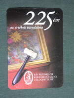 Card calendar, 225-year-old Báv commission store, 1999