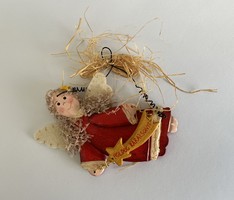 Hanging handmade angel - Christmas ornament - on the tree - on the door