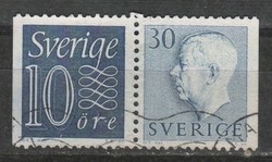 Swedish 0366 booklet stamp w7 4.00 euros
