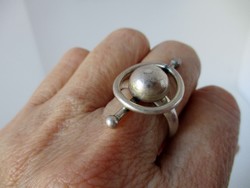 Beautiful old handmade silver ring