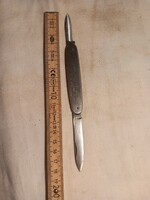 Knife, pocket knife, metal case (with 1956 engraving)