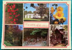 Vácrátót, Arborétum, postatiszta képeslap, 1989