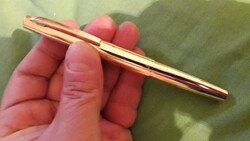 Almost antique gilded metal fountain pen - English - Hong Kong as shown in the pictures