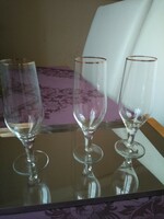 Retro champagne glass