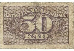 50 kap kapeikas 1920 Lettország 2.