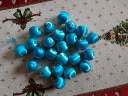 Sky blue, small silk ball Christmas tree decorations