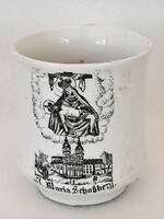 Antique sasvár (highland) farewell souvenir cup