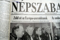 1993 X 13 / people's freedom / newspaper - Hungarian / daily. No.: 25669