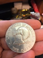 Eisenhower Liberty Bell Moon ezüst 1 dolláros érme 1976