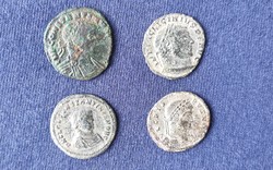 Tetrarchy!!! Constantine I, i. Licinius and ii. Constantine, crispus | 4 Roman medals