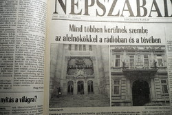 1993 October 30 / people's freedom / for birthday, as a gift :-) original, old newspaper no.: 25683