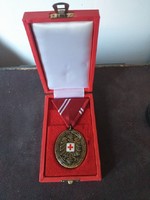 Austrian Red Cross Medal of Merit, bronze grade, in original box